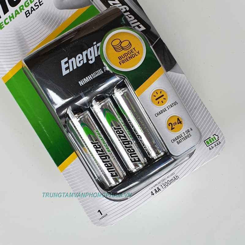 Sạc pin Energizer kèm 4 pin AA 1300mah