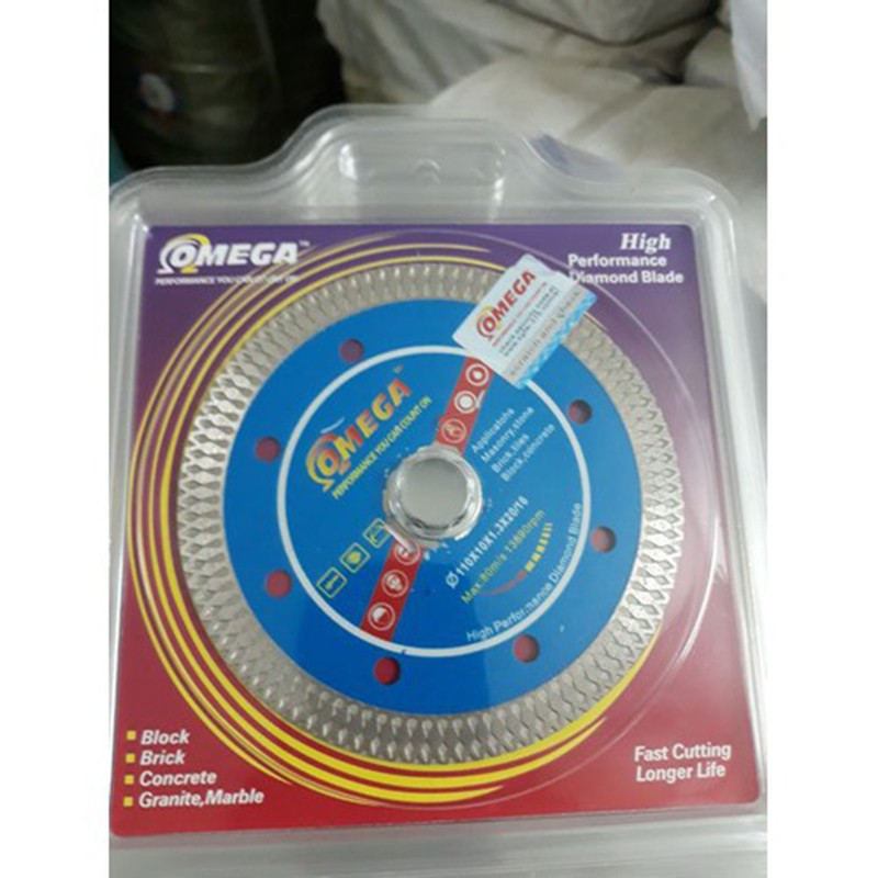Lưỡi cắt gạch Omega xanh -
