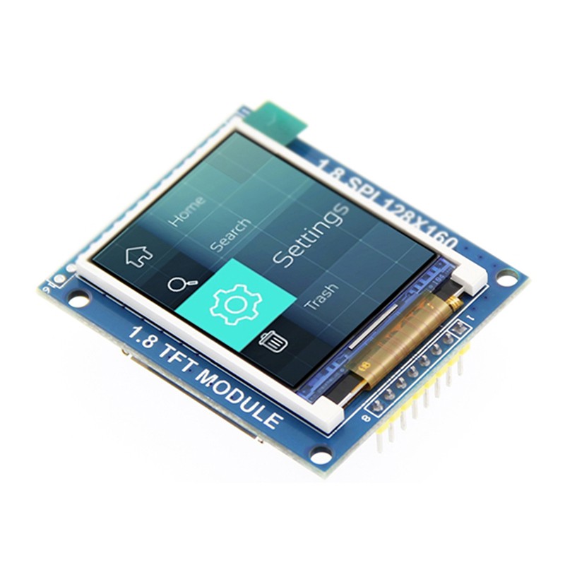 1.8 inch 128 * 160 Serial SPI TFT LCD Module Display + PCB Adapter Nguồn IC Ổ cắm SD cho Arduino 1.8 '' 128x160