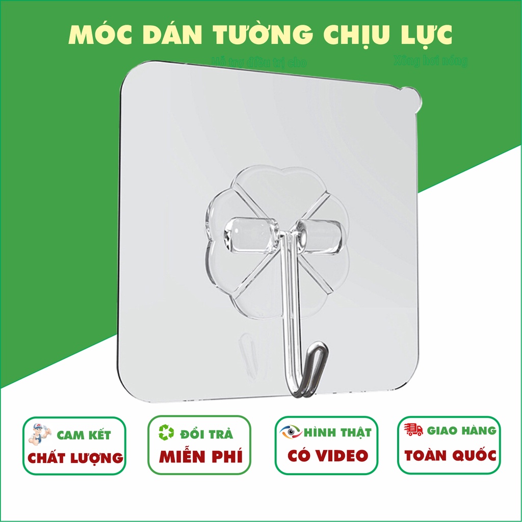 Combo 2 móc dán tường chịu lực siêu chắc