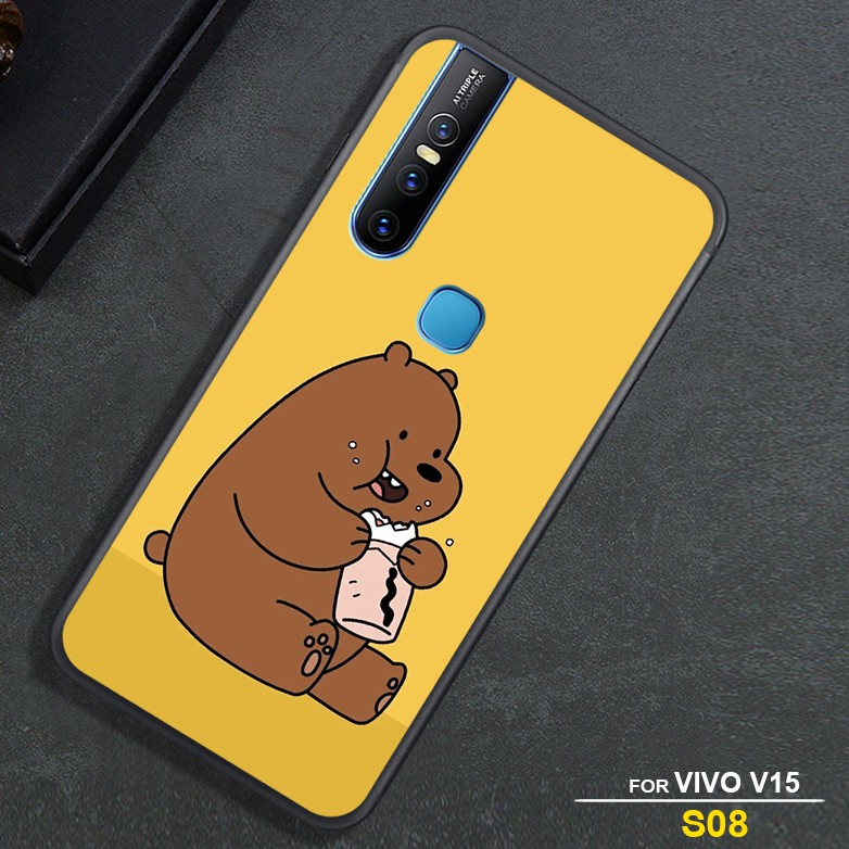 ỐP LƯNG VIVO Y15 - VIVO Y15 PRO IN HÌNH GẤU CỰC ĐẸP - SIÊU BỀN - GIÁ RẺ