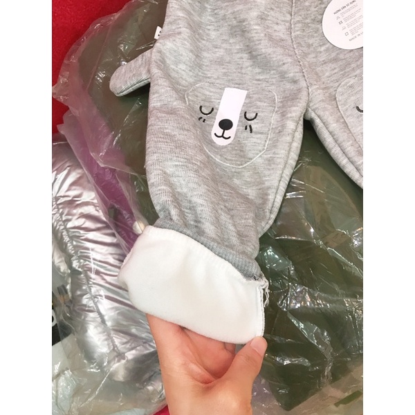 Quần nỉ bông da cá tai thỏ chất liệu lót nỉ bông bên trong dày dăn cho bé trai size 10-18kg