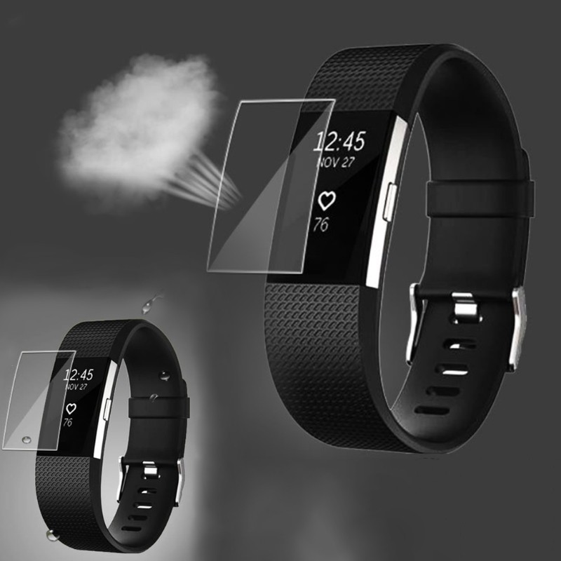 Miếng dán bảo vệ màn hình cho đồng hồ thông minh Fitbit Charge 2