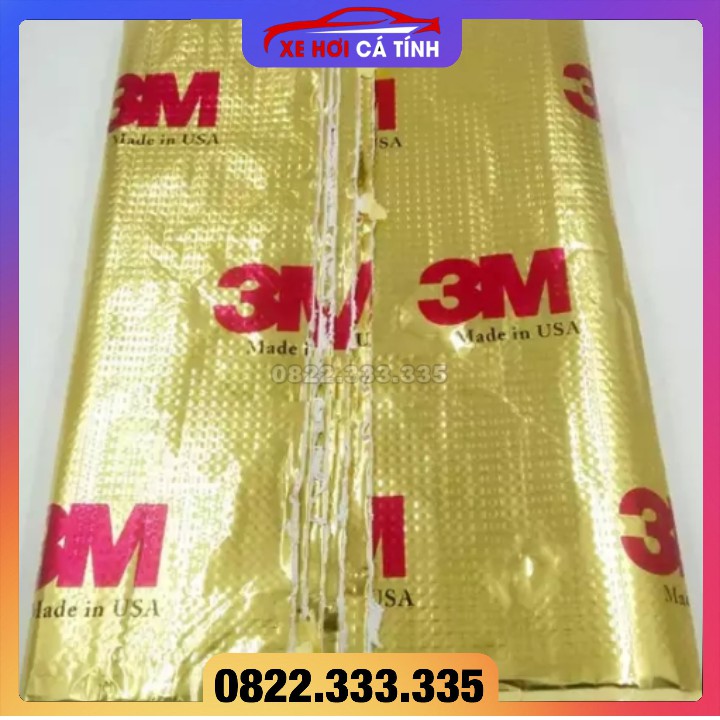 Combo 2 tấm cách âm 3M™ 2 lớp cao su non dày 3mm Phụ kiện ô tô cao cấp