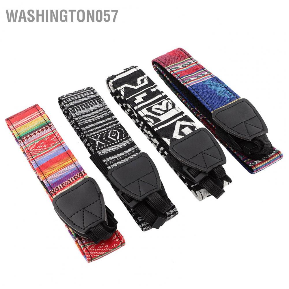 Washington057 Universal Adjustable Vintage Fashion Camera Shoulder Neck Belt Strap
