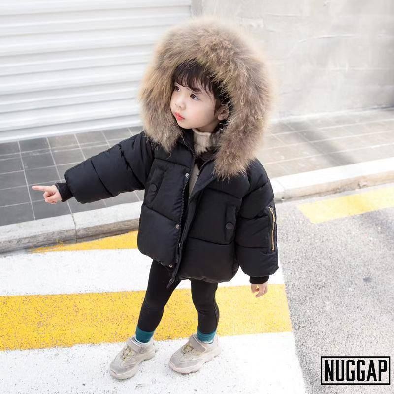 Áo Phao Dáng Dài Cho Bé Parka Xuất Xịn, Giữ Ấm Cản Gió - Nuggap - PPAR