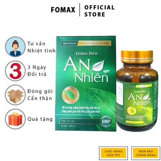 [mã cosday -50k đơn 150k] giảm cân an nhiên ( dành cho cơ địa lờn thuốc ) [chính hãng]
