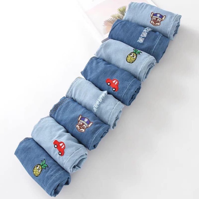Quần jeans giấy cho bé