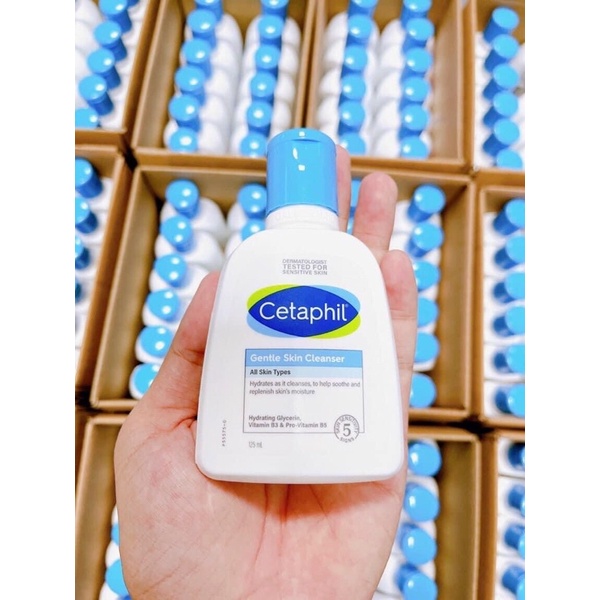 Sữa Rửa Mặt Dịu Nhẹ Cetaphil Không Xà Phòng 125ml, 500ml