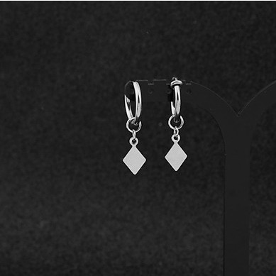 Bông tai Vương Nhất Bác khuyên tai hình học style Unisex