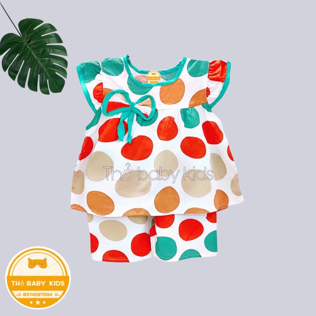 Bộ lanh/tole/tone bé gái cánh tiên quần đùi shop thỏ baby kids
