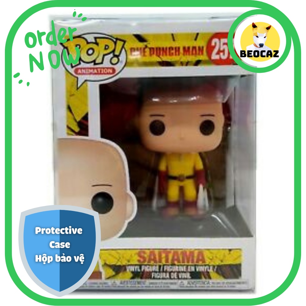 [Full Box Tặng Hộp Bảo Vệ] Mô hình Funko nội địa Trung dễ thương Saitama No.257 - One Punch Man Chỉ Một Cú Đấm