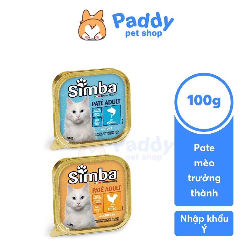 Pate Simba Cho Mèo Trưởng Thành (Nhập khẩu Ý)