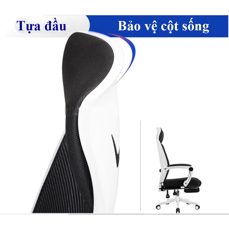 Ghế xoay thông minh 2 trong 1 Làm việc - Nghỉ ngơi Best Office BOX900