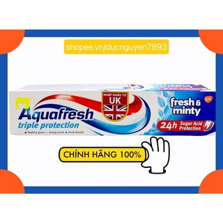 Kem đánh răng aquafresh triple protection fresh & minty 100ml