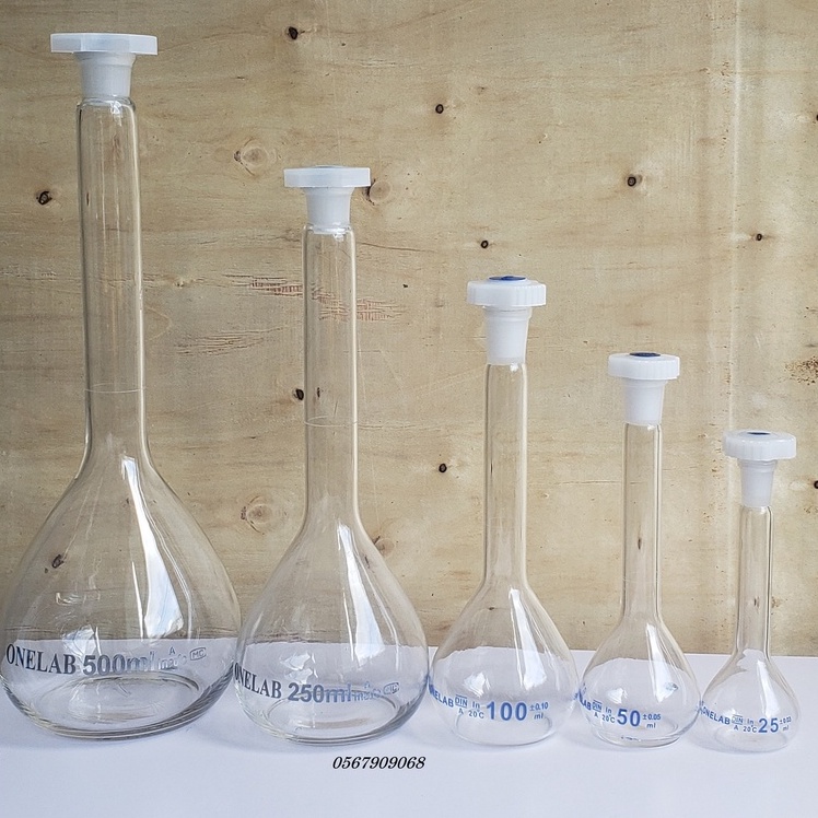 Bình định mức 10ml, 25ml, 50ml,100ml, 250ml,500ml,1000ml
