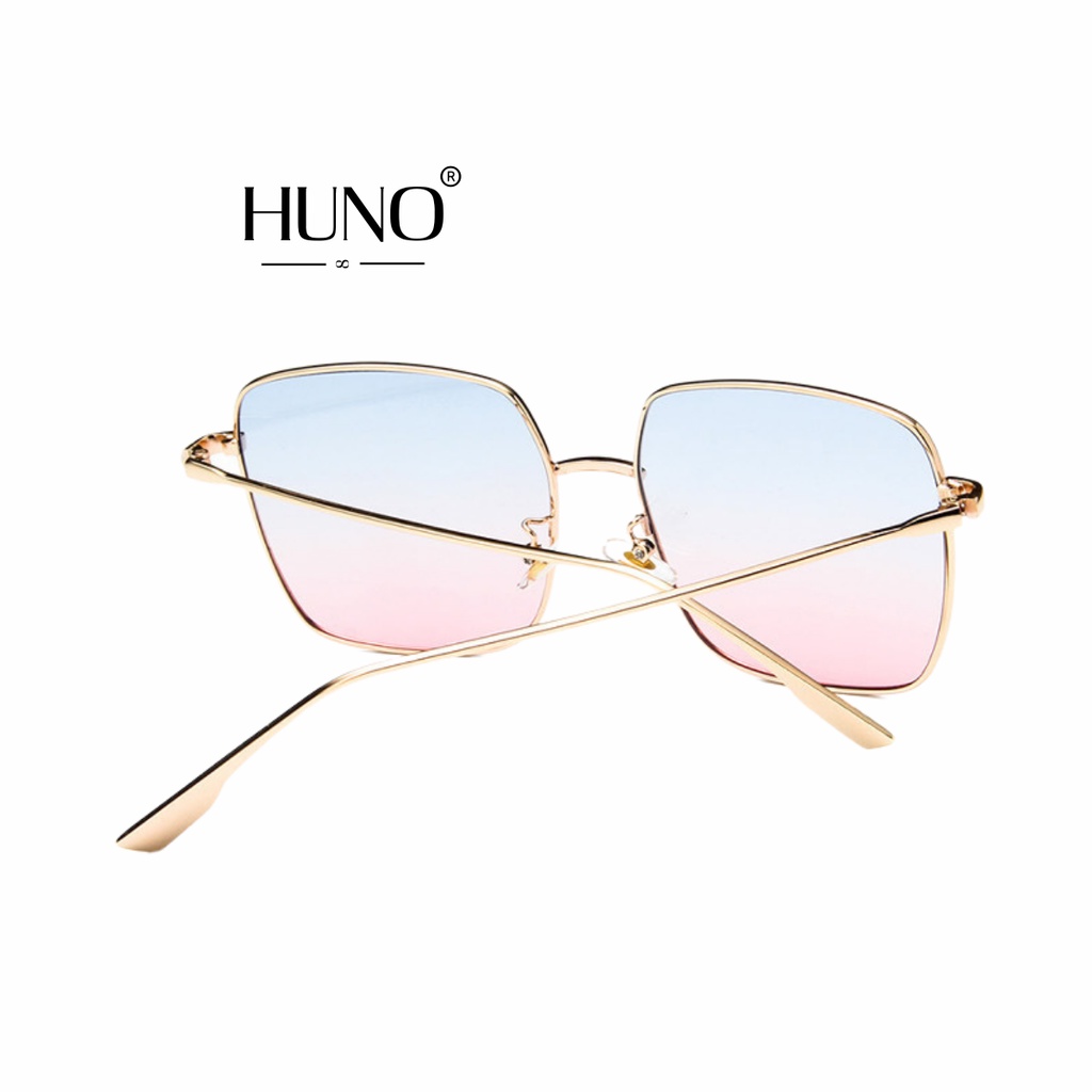 Kính râm nữ HUNO kính mắt thời trang cao cấp thiết kế đơn giản màu sắc hài hòa - KR54