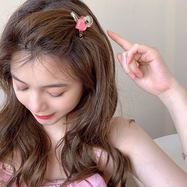 Kẹp Tóc Hình Trái Tim Dễ Thương Cho Bé Gái
