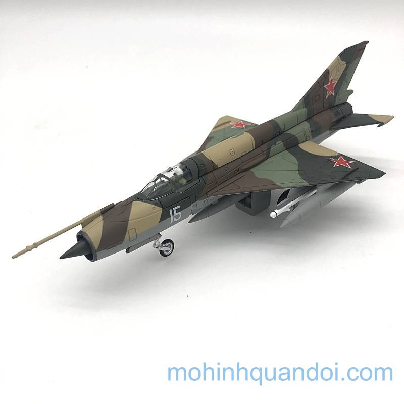 Mô hình máy bay Mig-21 Hợp kim dài 22cm