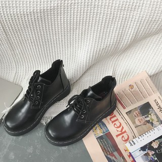 Giày ulzzang da thấp cổ