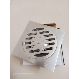 KT 15×15. Phễu hố ga thoát sàn phi 60/ phi 90 / phi 110 inox 304.