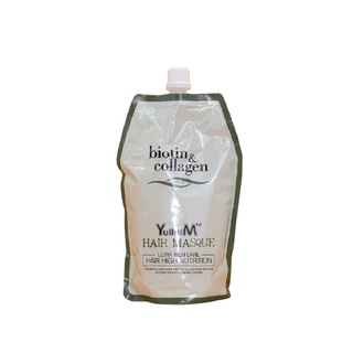 Kem Hấp Ủ Tóc Biotin collagen hair Yuiluim masque siêu mềm mượt- Phục Hồi Và Tái Sinh Tóc Gói 500ml thumbnail