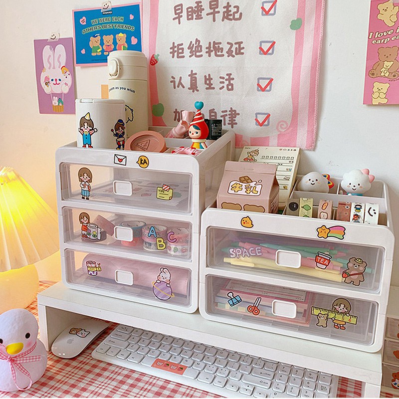 Sticker Dán Trang Trí Sổ Tay DIY Xinh Xắn Đáng Yêu