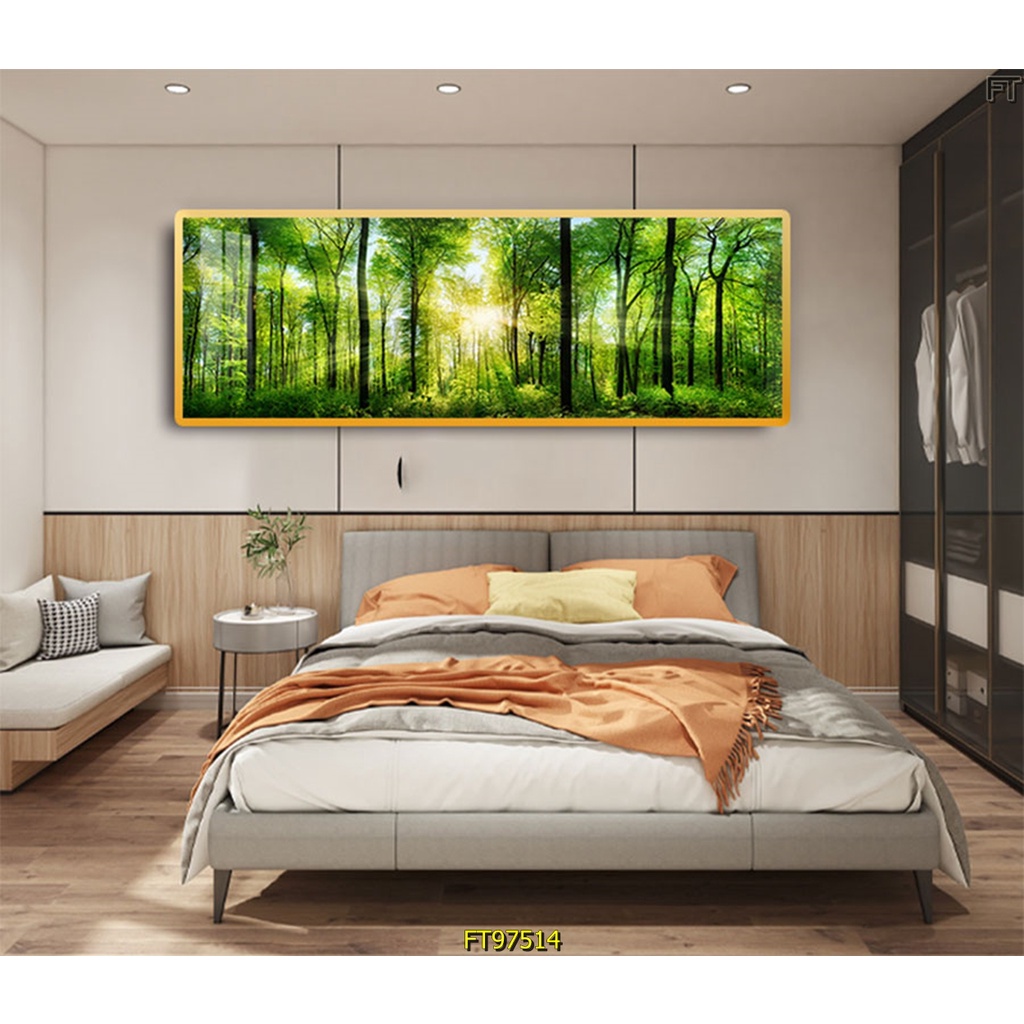 Tranh Tráng Gương in UV 100%- 25 mẫu tranh ngang treo phòng ngủ, treo đầu giường- các mẫu thiết kế riêng siêu hot