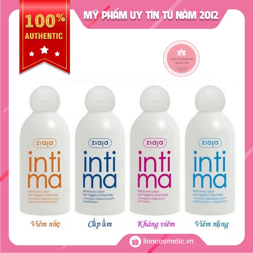 Dung Dịch Vệ Sinh phụ nữ Intima Ziaja Ba Lan 200ml - 500ml