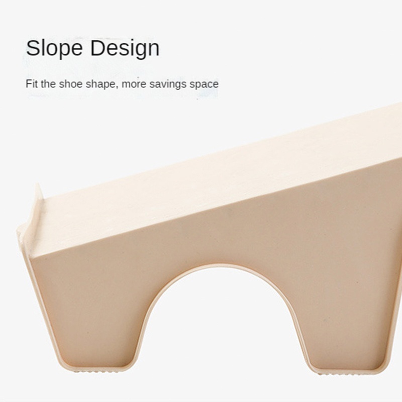 Giá Đỡ Giày Dép Hai Tầng Bằng Nhựa Siêu Chống Trượt Thiết Thực Đơn Giản Dành Cho Phòng Ngủ / Ký