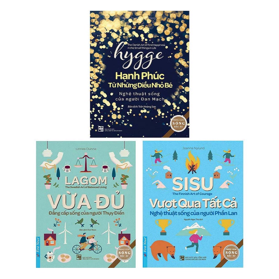 Sách - Combo 3 Cuốn: Sisu, Hygge Và Lagom