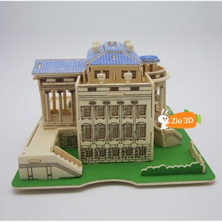 Mô hình lắp ráp gỗ 3D Nhà trắng