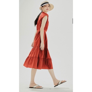 Đầm MIXX@ dây thắt eo cổ trụ 2M