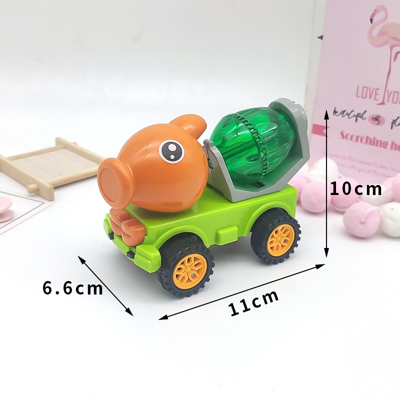 Đồ chơi sinh nhật bánh kem  xe công trình trang trang trí bánh