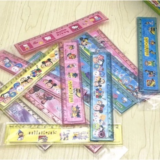 Thước nhựa 15cm hình cartoons