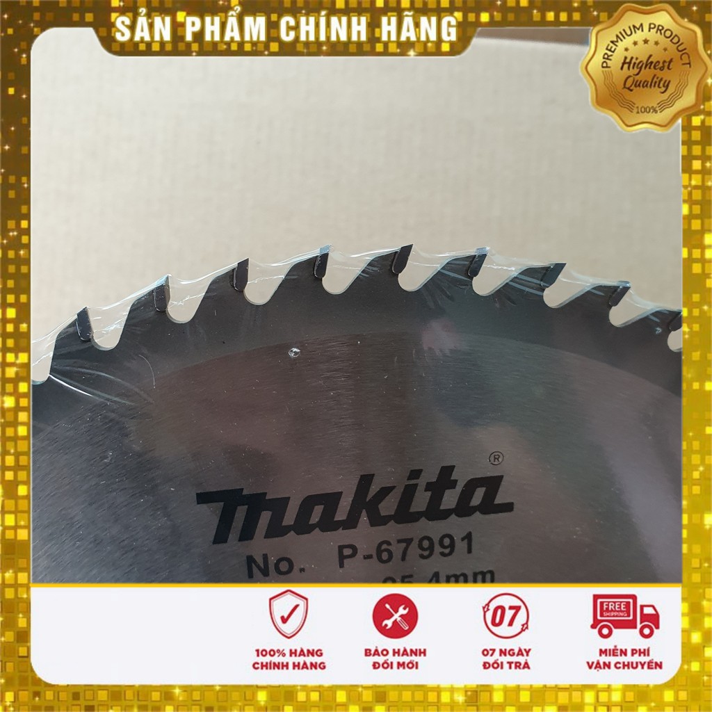 [CHÍNH HÃNG] Lưỡi cưa gỗ Makita 60 răng P-67991 kích thước 255 mm x 25.4 mm.