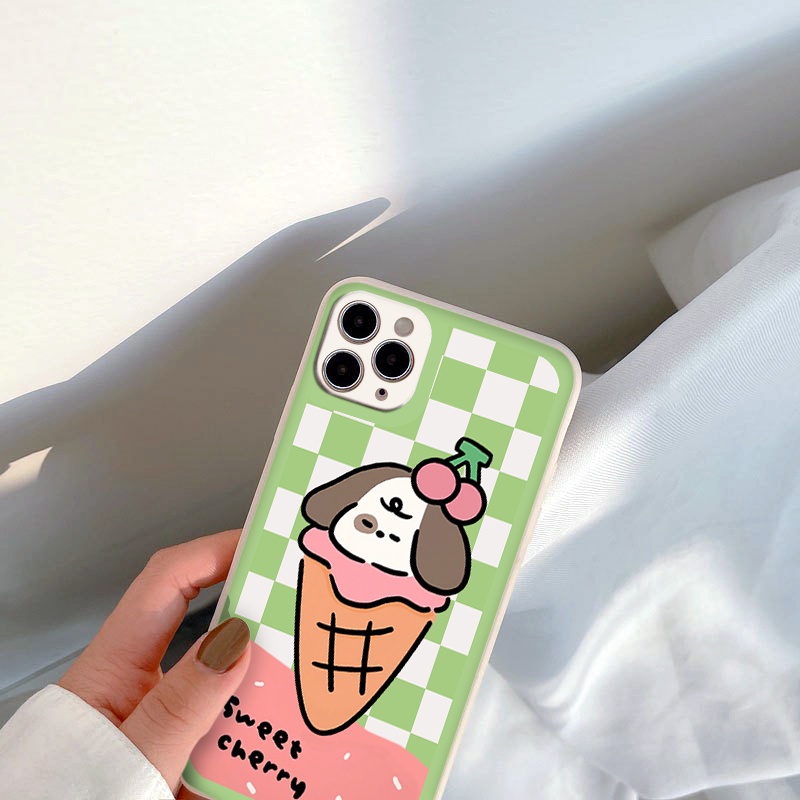 Ốp lưng iphone Bobo Cream cạnh vuông 6/6plus/6s/6splus/7/7plus/8/8plus/x/xr/xs/11/12/13/pro/max/plus/promax