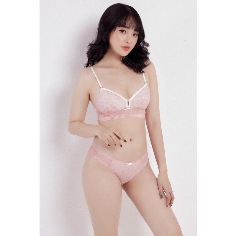 Áo Bọc Cúp Chân Ren - Hồng Họa Mi