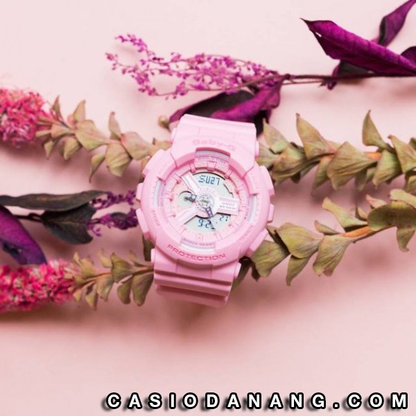 Đồng hồ nữ dây nhựa Casio Baby-G chính hãng BA-110-4A1DR (43mm) - bảo hành 5 năm