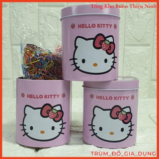 Hộp Thun Cột Tóc Hello Kitty Cho Bé