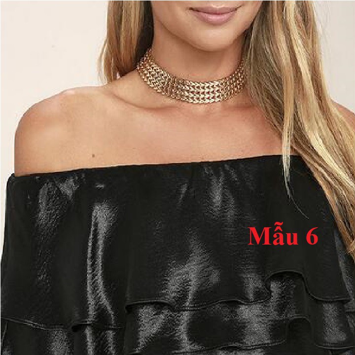 10 mẫu Chocker da - Vòng cổ hot trend 2019