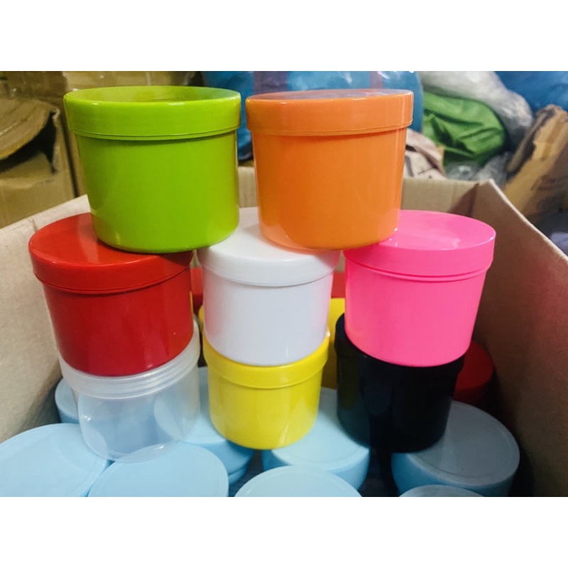 Hủ 500g nhiều màu ( trong , xanh , trắng …)