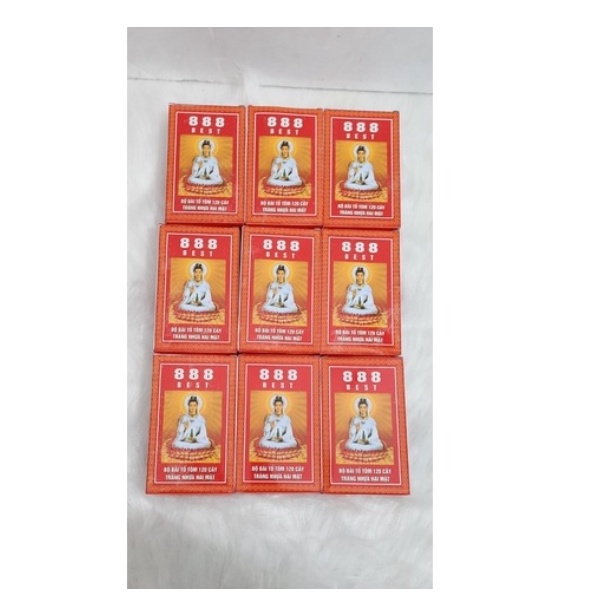 Combo 10 Bộ Bộ Bài Tổ Tôm 120 Cây