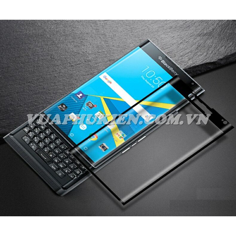 Tấm dán kính cường lực 4D cho BlackBerry Key One / Key 2 / Priv Full màn hình, chống xước , chống vỡ