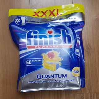 Viên rửa bát Finish Quantum Max 60 viên cho máy rửa bát