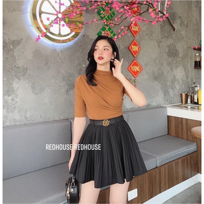 [2021 Hot] Chân váy ngắn ly nhăn kèm đai | BigBuy360 - bigbuy360.vn