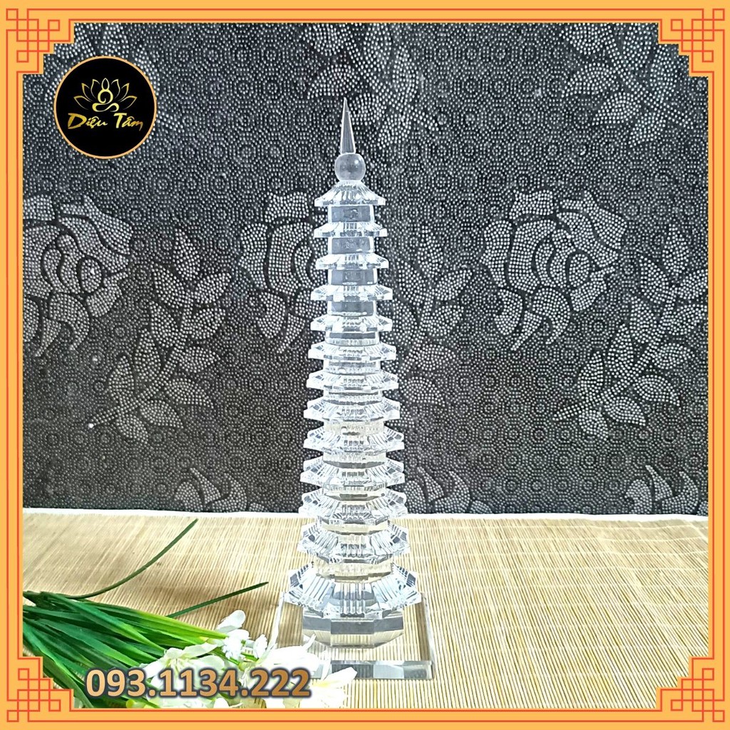 Tháp văn xương pha lê 7 tầng 9 tầng 11 tầng 13 tầng
