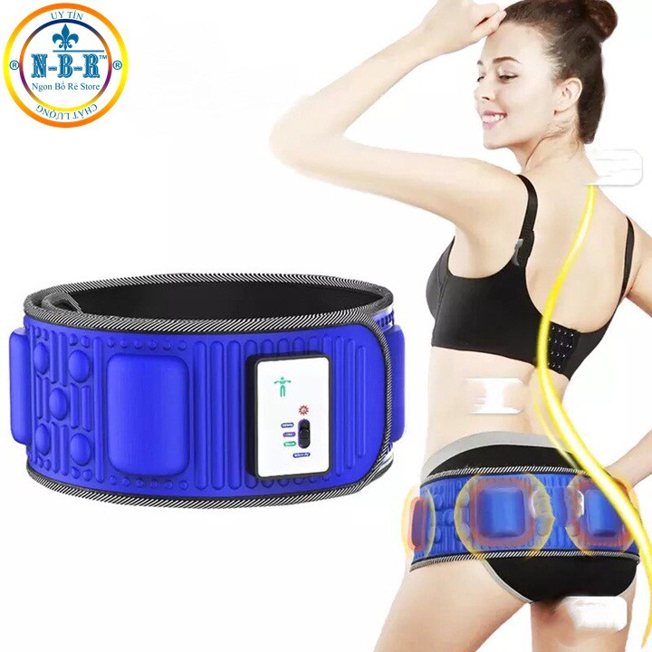 [ FLASH SALE ] Đai massage đánh tan mỡ bụng, đai massage giảm béo X5 - Sunny House