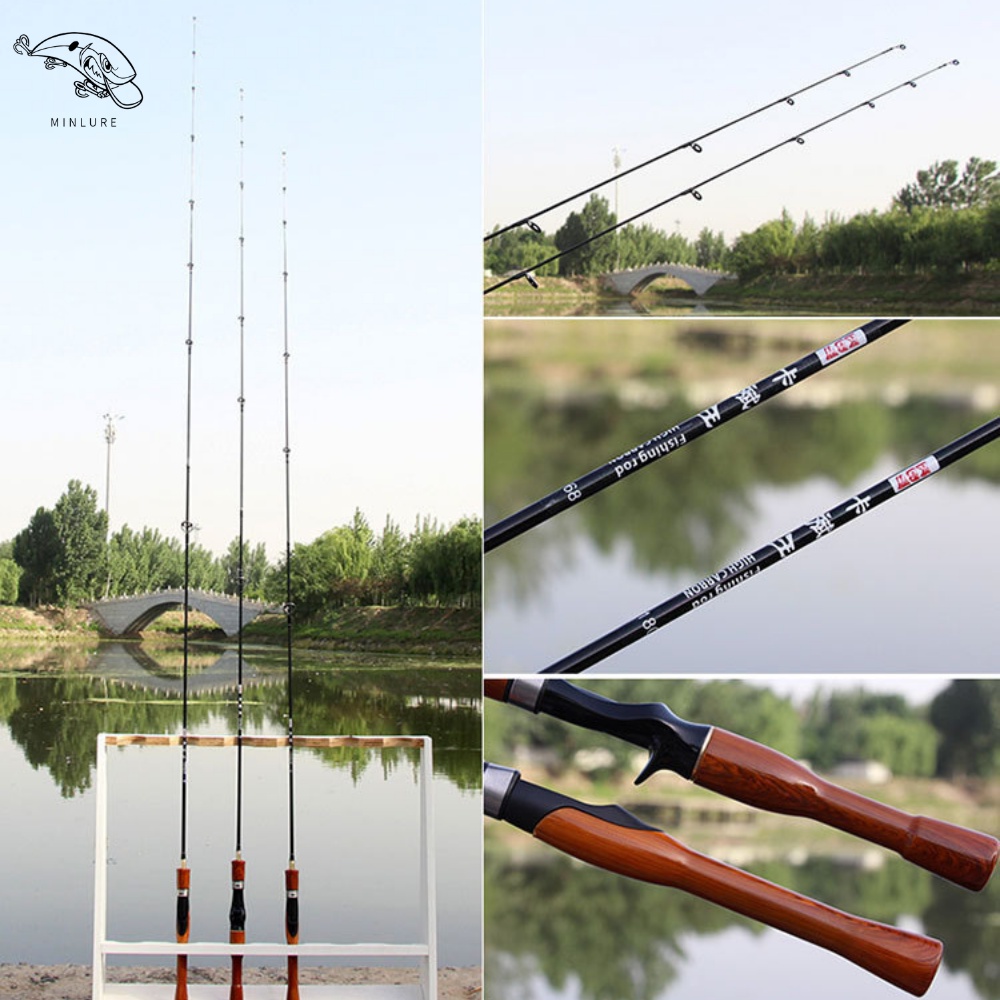 Cần câu lure ul 1.68m 1.8m giá rẻ chuyên câu lure cá mương suối câu lure cá chày suối cần ngọn đặc tải tĩnh 1kg