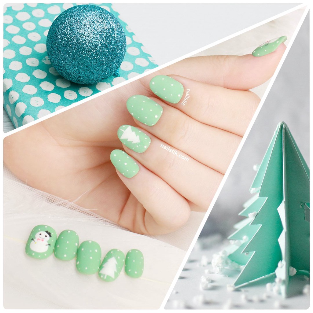 Móng úp thiết kế by NAILSTIK, Nail NOEL 2021